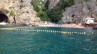 Spiaggia di santa croce Amalfi