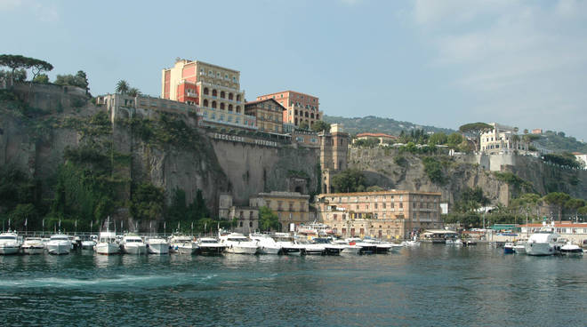 sorrento dal mare