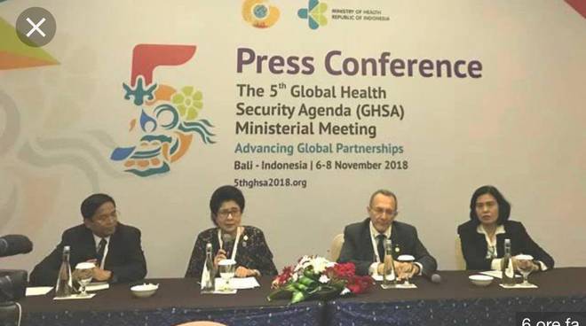 Minori. Giuseppe Ruocco in Indonesia per la V Conferenza Global Health Security Agenda (GHSA)