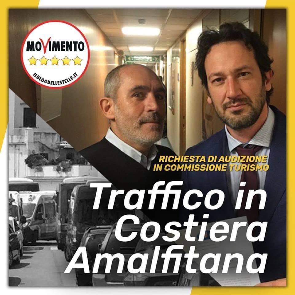 Anteprima. Il M5S di Praiano mobilita il Consiglio Regionale sul traffico in Costiera Amalfitana