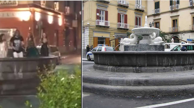 Balli nella fontana di Vico