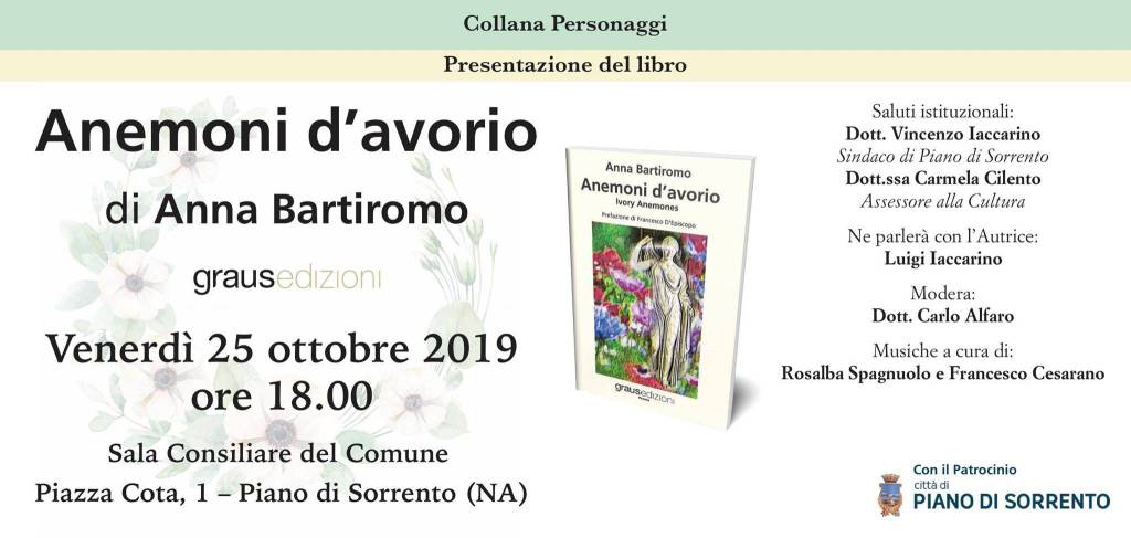 Anemoni d’avorio: la signora della poesia, Anna Bartiromo, fa ancora centro!