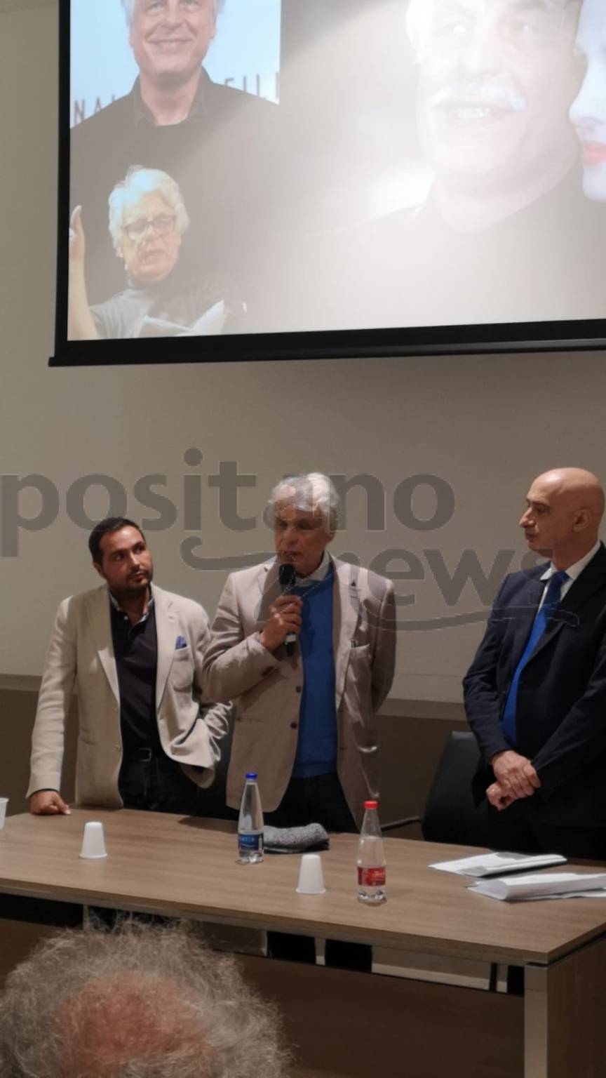 Piano di Sorrento, Michele Placido incontra i ragazzi dell'Istituto Nautico Nino Bixio al Centro Polifunzionale