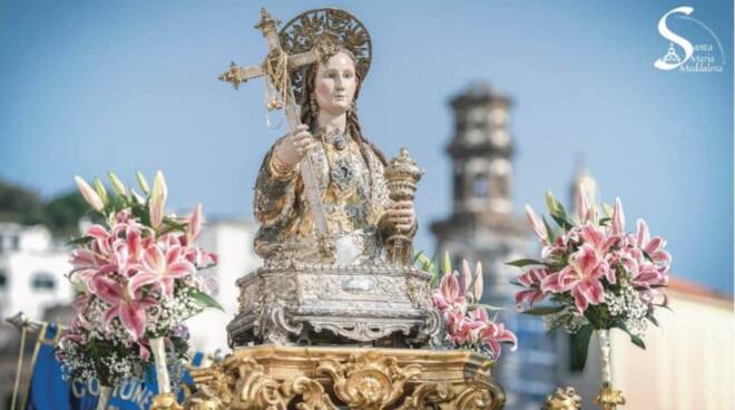 Il 22 luglio Atrani festeggia la sua Patrona Santa Maria Maddalena 