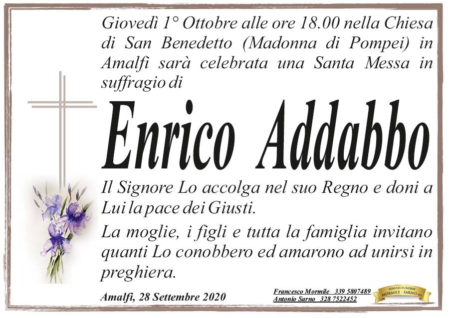 enrico addabbo suffragio