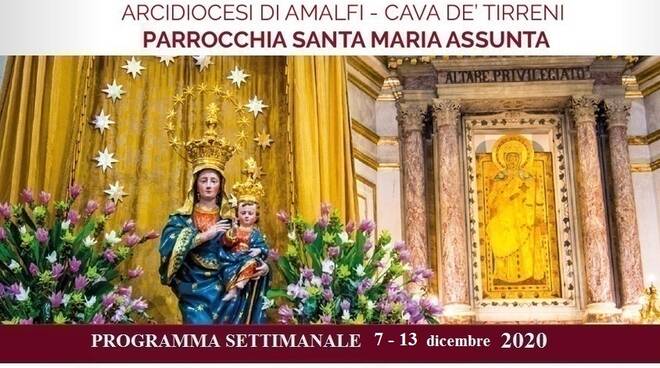 Positano, il programma delle celebrazioni religiose dal 7 al 13 dicembre