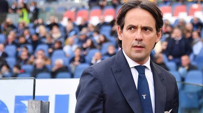 L'allenatore della Lazio Simone Inzaghi positivo al Covid-19