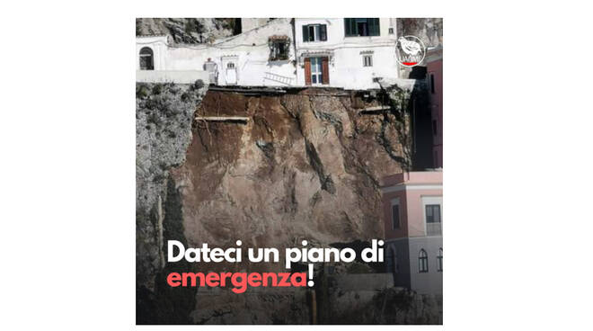Collettivo UANM, frana del 2 febbraio 2021 ad Amalfi: “Dateci un piano di emergenza!”
