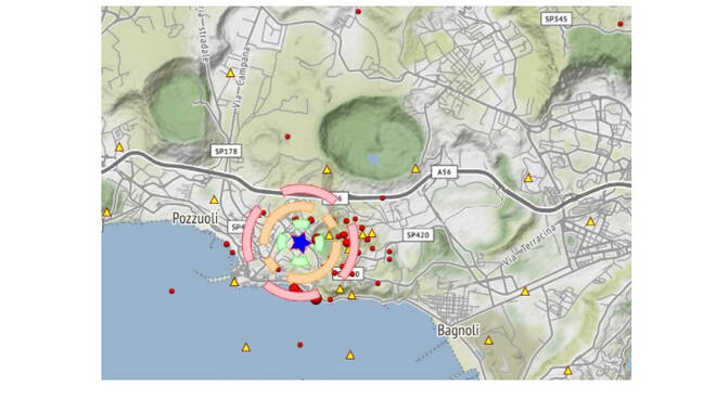 Scossa di terremoto avvertita distintamente tra Pozzuoli e Napoli 