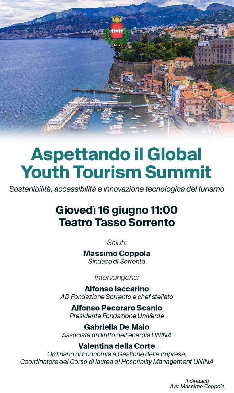 Selezione di giovani per il Global Youth Tourism Summit di Sorrento