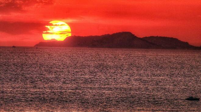 Tramonto sul mare di Sorrento Diego Ambruoso