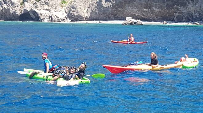 Giovani in esplorazione dell’Area Marina Protetta Punta Campanella con MSC Foundation e Marevivo