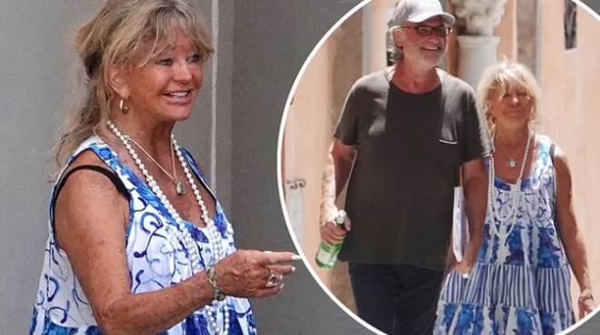 Goldie Hawn e Kurt Russel romantici tra Ravello e Positano