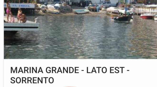 Sorrento Marina Grande non balneabile 