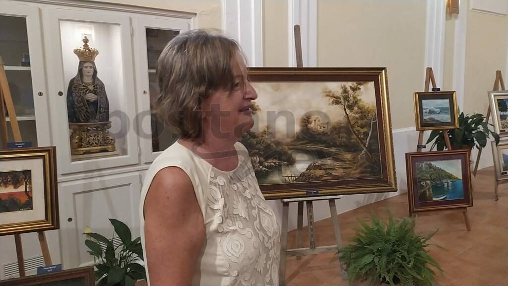 Massa Lubrense, Carla de Gregorio presenta la sua mostra di pittura nella Congrega di Santa Maria dell'Addolorata a Sant'Agata