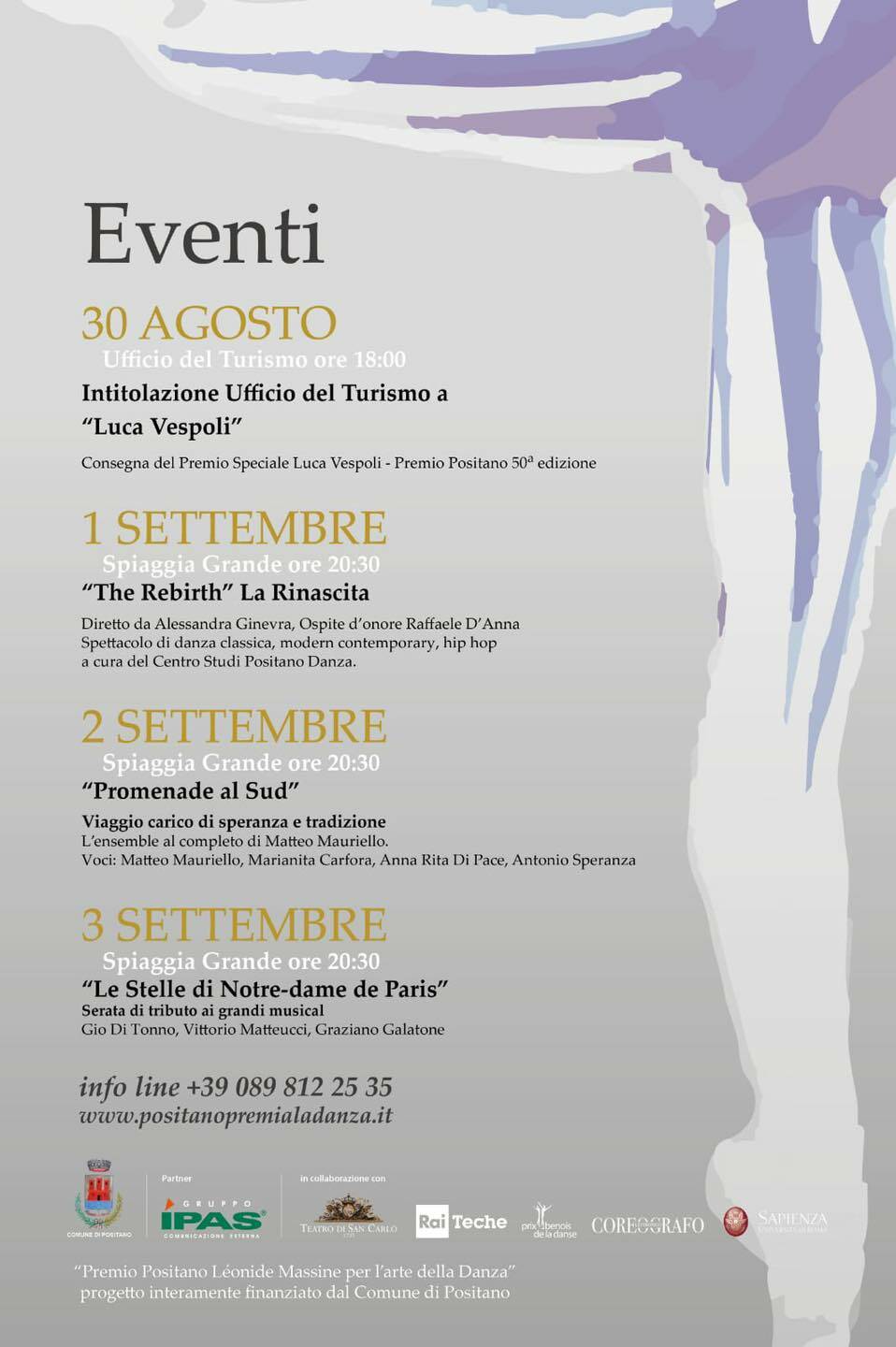 eventi collaterali premio danza