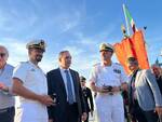 La Vespucci accolta dal Presidente del Consiglio di Sorrento Luigi Di Prisco