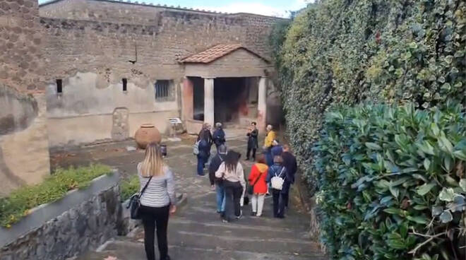 Piano di Sorrento, l'Unitre in visita alla Villa San Marco a Stabia