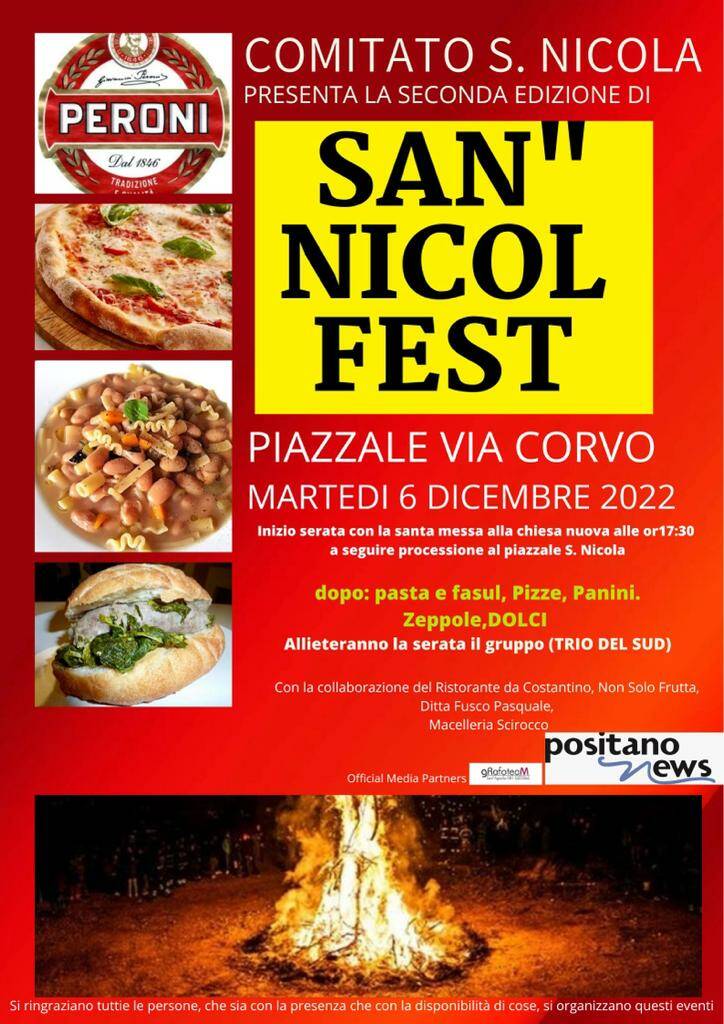 Positano si prepara alla Festa di San Nicola