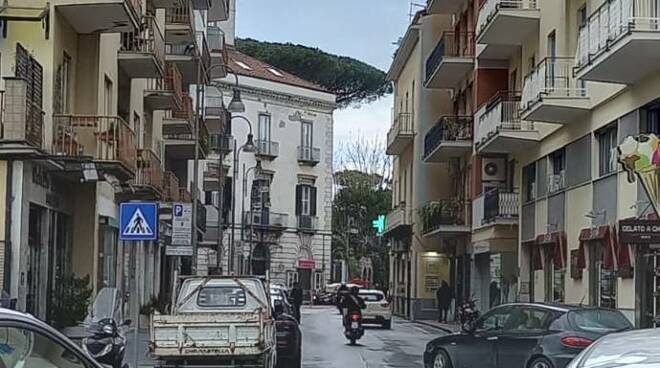 Piano di Sorrento: riaperto per il fine settimana il tratto di strada tra piazza della Repubblica e la Siesta