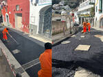 Positano, si apprestano a concludersi i lavori in Piazza dei Mulini. Al via l'asfaltatura del manto stradale