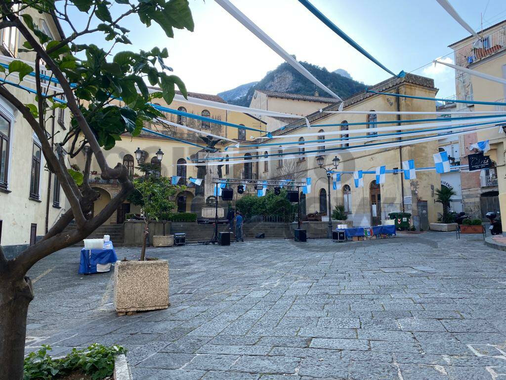 Amalfi, la festa per il terzo scudetto del Napoli