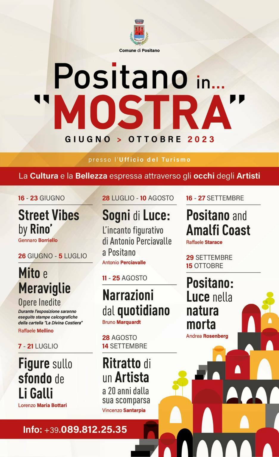 La terza edizione della rassegna "Positano in... Mostra"