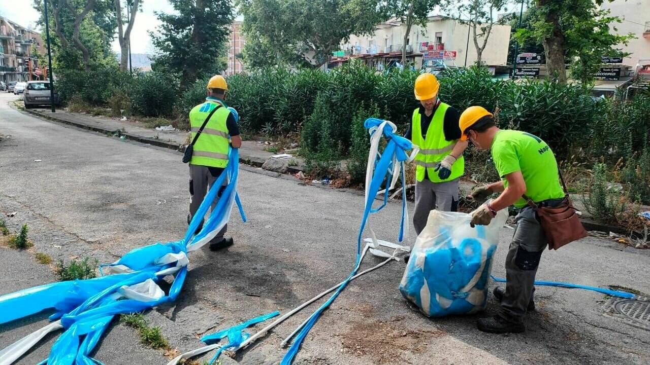 Striscioni rimozioni