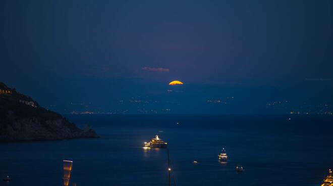 La Superluna del Cervo da Positano...