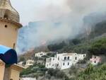 incendio conca dei marini sant'antonio