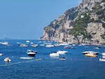 Positano, il suono delle sirene delle imbarcazioni saluta Santa Maria Assunta