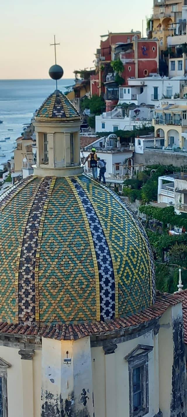 pulizia cupola positano