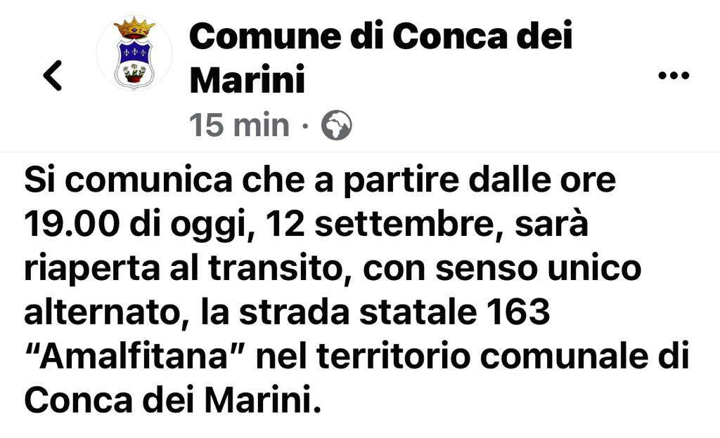 Avviso comune di Conca dei Marini