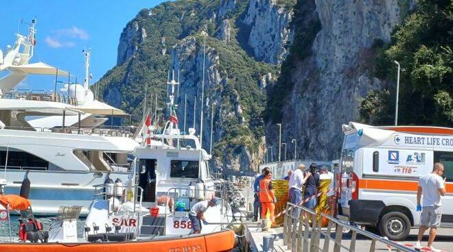 Capri trovato cadavere