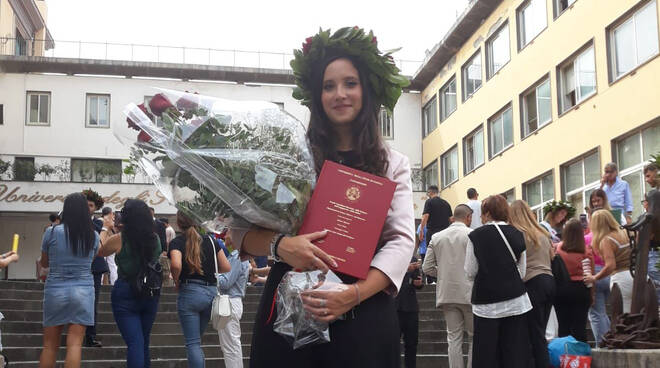 Vico Equense, congratulazioni a Grazia Staiano per la Laurea in Scienze Motorie