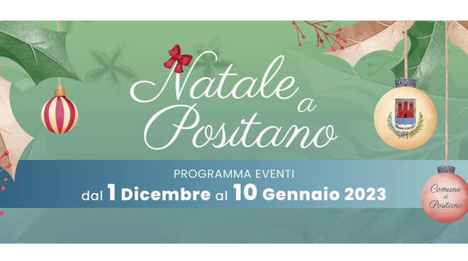 Positano festeggia il Natale con un ricco calendario di appuntamenti