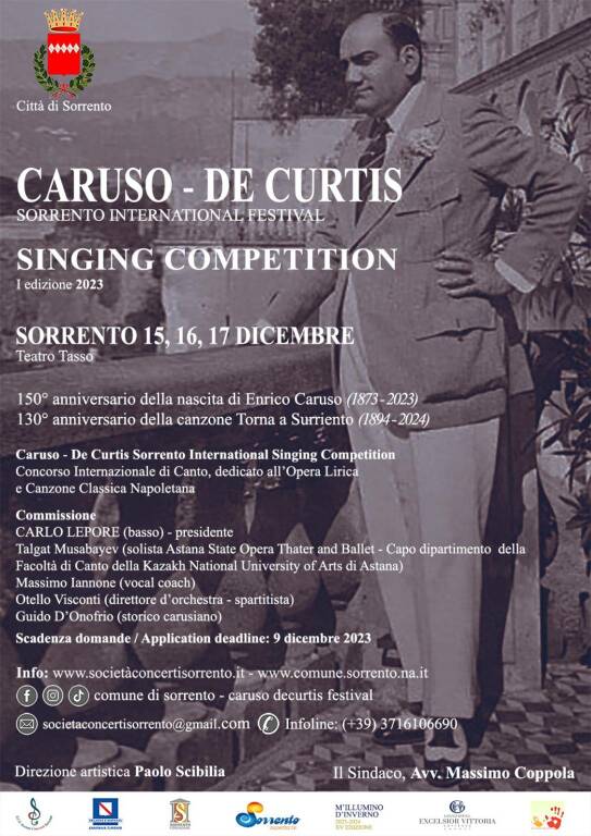 Con il Caruso De Curtis Sorrento International Festival la