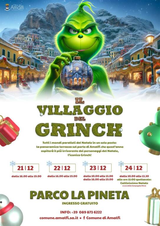 il villaggio del grinch amalfi natale 2023
