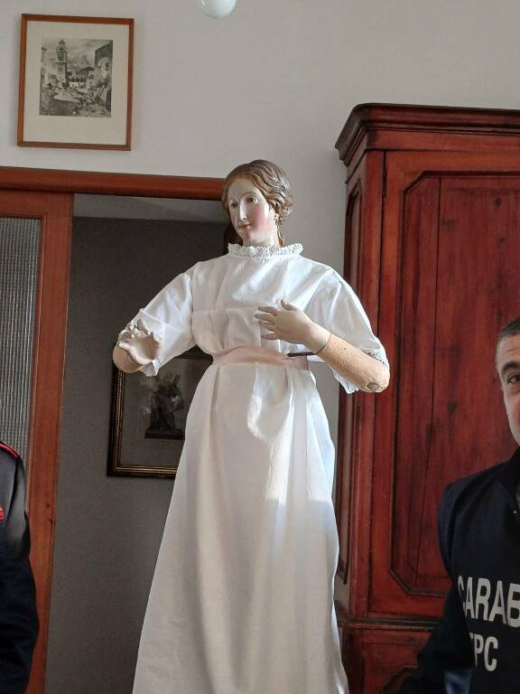 madonna del carmine statua rubata torna ad Amalfi