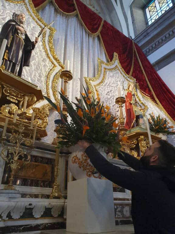 Fiori per San Ciro a Vico equense 