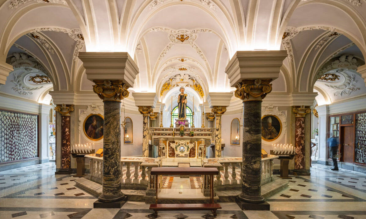 Sorrento, il Soccorpo ovvero la Cripta della Basilica di Sant’Antonino