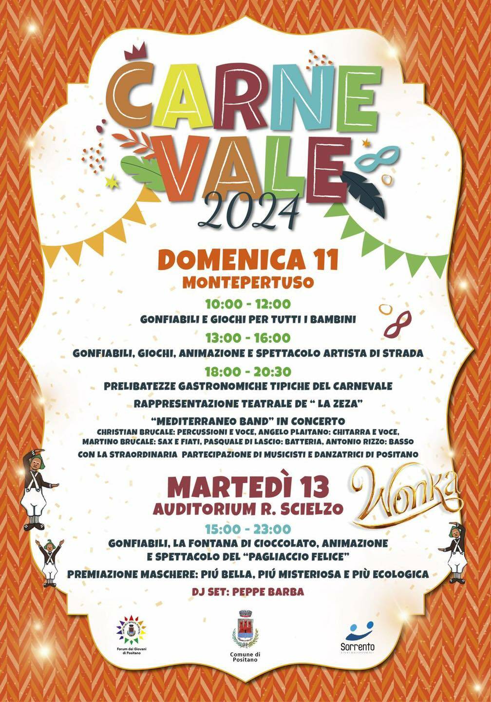 carnevale positano 2024 programma