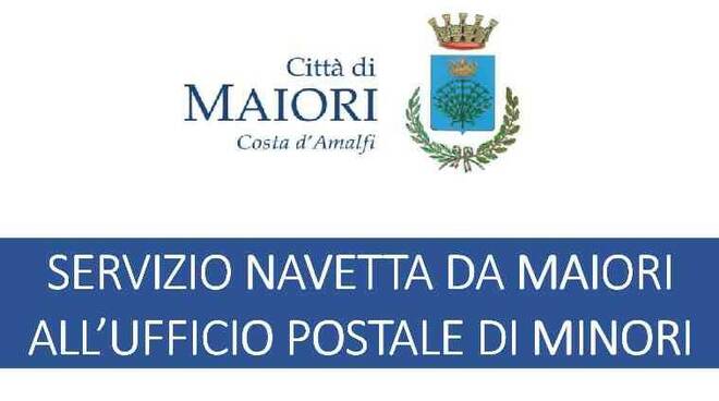 orario navetta per ufficio postale da maiori a minori