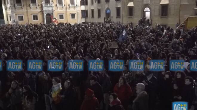 Pisa in piazza per gli studenti