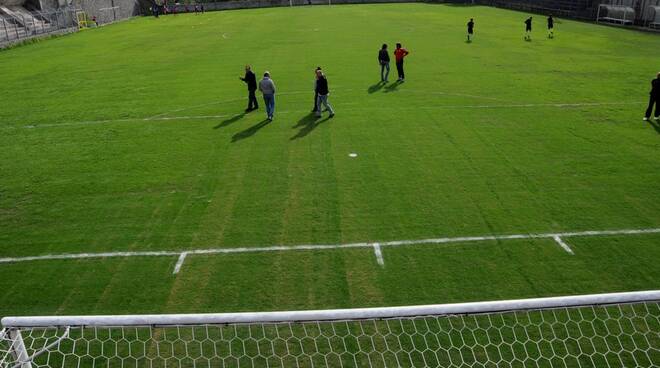 Positano campo di calcio De Sica a Montepertuso