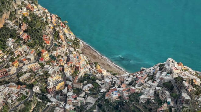 Positano vista da una nuova prospettiva grazie ad un video a 360°