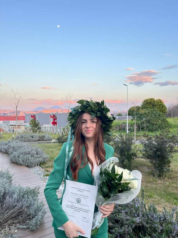 Federica Cuccaro laurea Positano