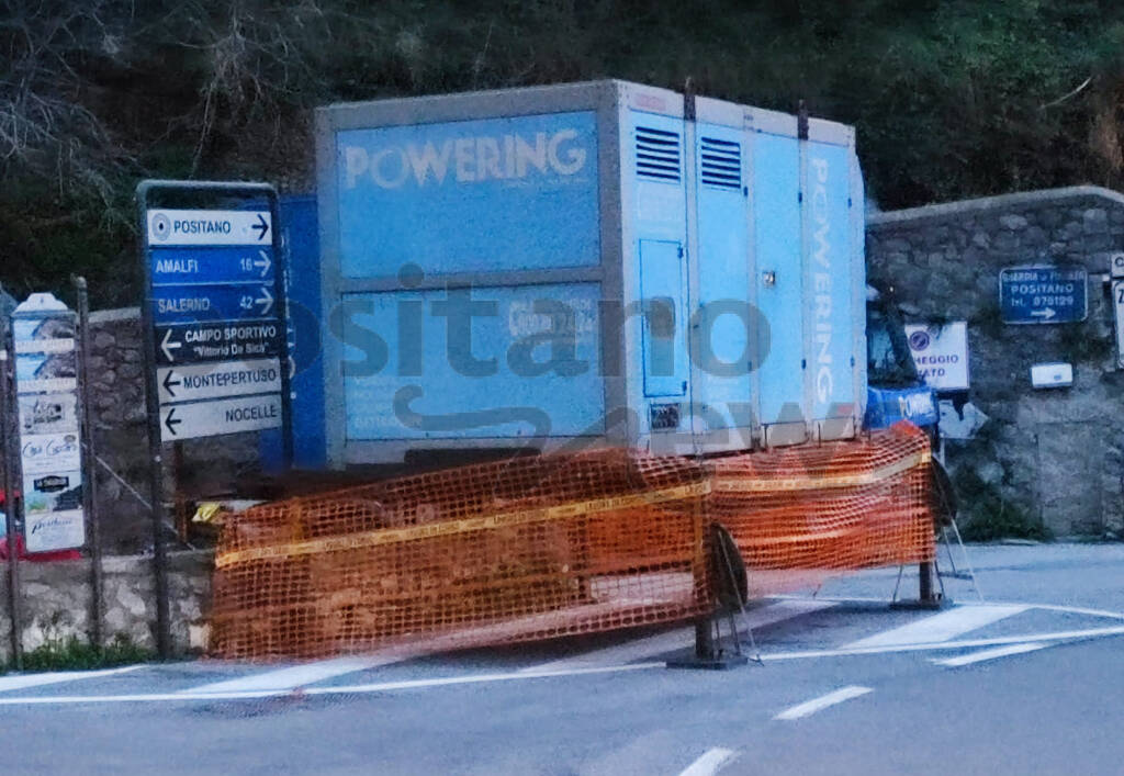 Gruppi elettrogeni di Powering a Positano