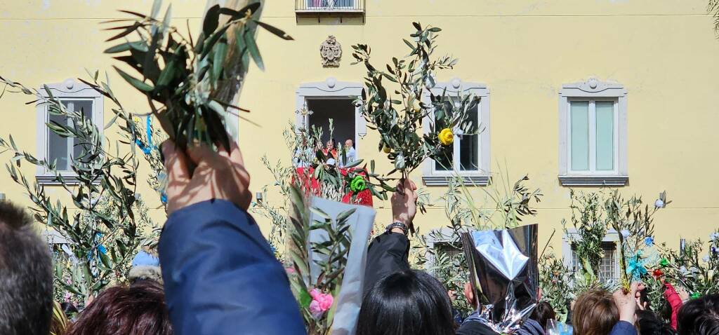 Piano di Sorrento, Benedizione delle Palme in Piazza Cota e Largo dell'Annunziata 