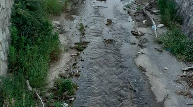 degrado torrente  a Erchie